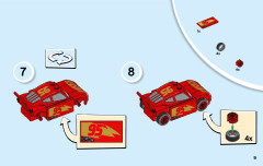 LEGO 10743 instructions page 9 – build guide