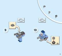 LEGO 10745 instructions page 9 – build guide