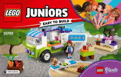 LEGO 10749 instructions page 1 – build guide