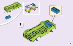 LEGO 10749 instructions page 21 – build guide