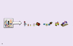 LEGO 10749 instructions page 4 – build guide