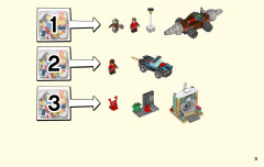 LEGO 10760 instructions page 3 – build guide