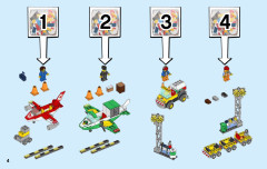 LEGO 10764 instructions page 4 – build guide