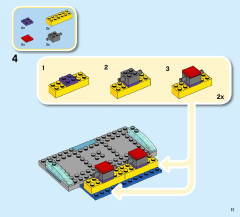 LEGO 10770 instructions page 11 – build guide