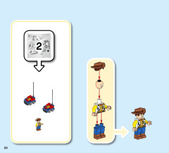 LEGO 10770 instructions page 20 – build guide