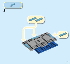 LEGO 10770 instructions page 9 – build guide