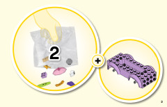 LEGO 10773 instructions page 3 – build guide