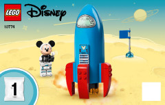 LEGO 10774 instructions page 1 – build guide