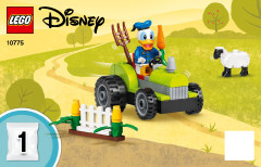 LEGO 10775 instructions page 1 – build guide