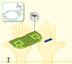 LEGO 10778 instructions page 8 – build guide