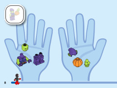 LEGO 10781 instructions page 8 – build guide