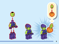 LEGO 10781 instructions page 9 – build guide