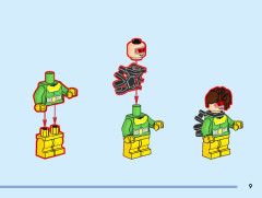 LEGO 10789 instructions page 9 – build guide