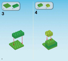 LEGO 10804 instructions page 8 – build guide
