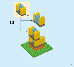 LEGO 10813 instructions page 17 – build guide