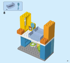LEGO 10835 instructions page 21 – build guide