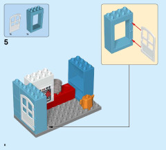 LEGO 10835 instructions page 8 – build guide