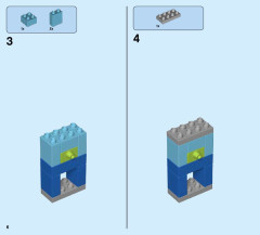LEGO 10842 instructions page 6 – build guide