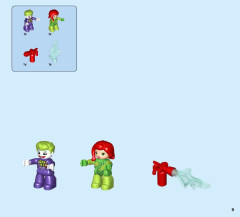 LEGO 10842 instructions page 9 – build guide