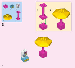 LEGO 10844 instructions page 4 – build guide