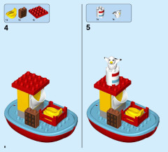 LEGO 10875 instructions page 8 – build guide