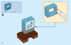 LEGO 10881 instructions page 8 – build guide