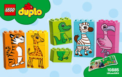 LEGO 10885 instructions page 1 – build guide