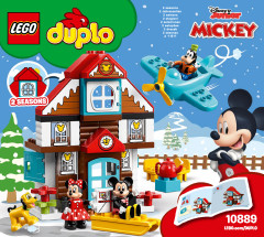 LEGO 10889 instructions page 1 – build guide