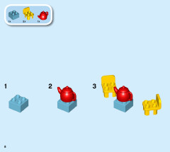 LEGO 10889 instructions page 8 – build guide