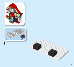 LEGO 10889 instructions page 9 – build guide