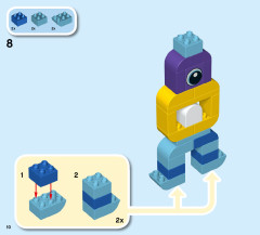 LEGO 10895 instructions page 10 – build guide