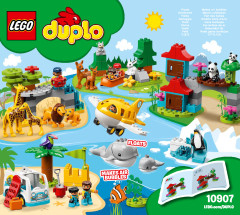 LEGO 10907 instructions page 1 – build guide