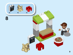 LEGO 10927 instructions page 9 – build guide