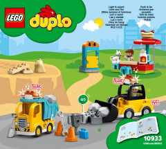 LEGO 10933 instructions page 1 – build guide