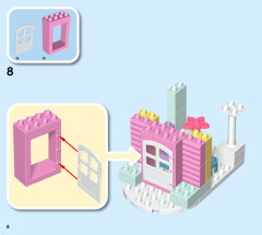 LEGO 10942 instructions page 8 – build guide