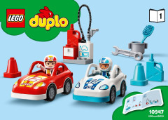 LEGO 10947 instructions page 1 – build guide