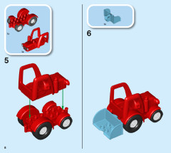 LEGO 10950 instructions page 8 – build guide