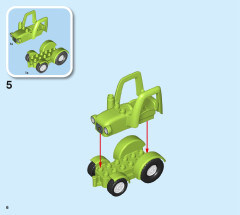 LEGO 10952 instructions page 6 – build guide