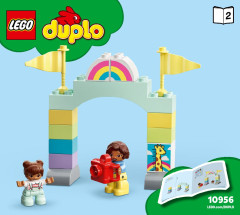 LEGO 10956 instructions page 1 – build guide