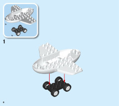 LEGO 10961 instructions page 6 – build guide