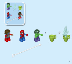 LEGO 10963 instructions page 3 – build guide