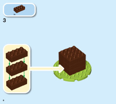 LEGO 10974 instructions page 6 – build guide