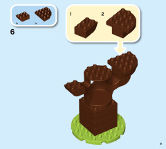 LEGO 10974 instructions page 9 – build guide