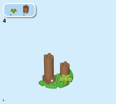 LEGO 10975 instructions page 8 – build guide