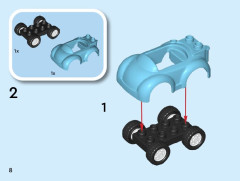 LEGO 10985 instructions page 8 – build guide