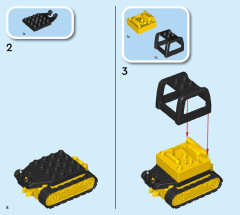 LEGO 10990 instructions page 8 – build guide