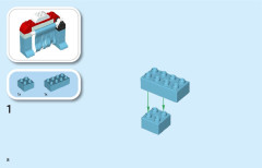 LEGO 10996 instructions page 8 – build guide