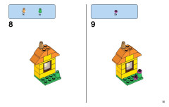 LEGO 11001 instructions page 11 – build guide