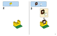 LEGO 11001 instructions page 7 – build guide