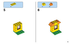 LEGO 11001 instructions page 9 – build guide